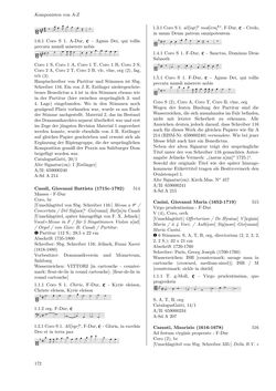 Image of the Page - 172 - in Dommusikarchiv Salzburg (A-Sd) - Thematischer Katalog der musikalischen Quellen