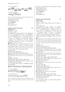 Image of the Page - 180 - in Dommusikarchiv Salzburg (A-Sd) - Thematischer Katalog der musikalischen Quellen
