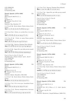 Image of the Page - 185 - in Dommusikarchiv Salzburg (A-Sd) - Thematischer Katalog der musikalischen Quellen