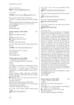 Image of the Page - 186 - in Dommusikarchiv Salzburg (A-Sd) - Thematischer Katalog der musikalischen Quellen