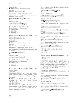 Image of the Page - 188 - in Dommusikarchiv Salzburg (A-Sd) - Thematischer Katalog der musikalischen Quellen