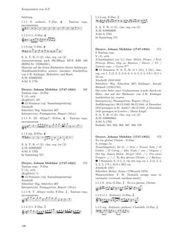 Image of the Page - 190 - in Dommusikarchiv Salzburg (A-Sd) - Thematischer Katalog der musikalischen Quellen