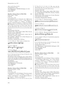 Image of the Page - 214 - in Dommusikarchiv Salzburg (A-Sd) - Thematischer Katalog der musikalischen Quellen