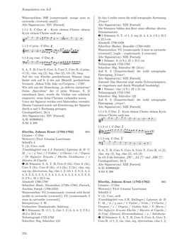 Image of the Page - 224 - in Dommusikarchiv Salzburg (A-Sd) - Thematischer Katalog der musikalischen Quellen