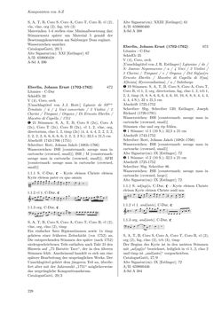 Image of the Page - 228 - in Dommusikarchiv Salzburg (A-Sd) - Thematischer Katalog der musikalischen Quellen