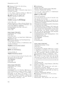 Bild der Seite - 314 - in Dommusikarchiv Salzburg (A-Sd) - Thematischer Katalog der musikalischen Quellen