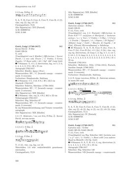 Image of the Page - 322 - in Dommusikarchiv Salzburg (A-Sd) - Thematischer Katalog der musikalischen Quellen