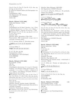 Image of the Page - 418 - in Dommusikarchiv Salzburg (A-Sd) - Thematischer Katalog der musikalischen Quellen