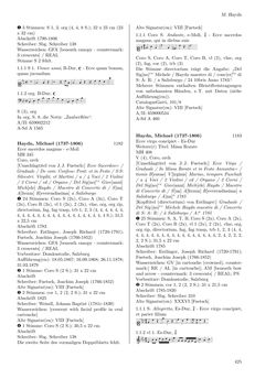 Bild der Seite - 425 - in Dommusikarchiv Salzburg (A-Sd) - Thematischer Katalog der musikalischen Quellen