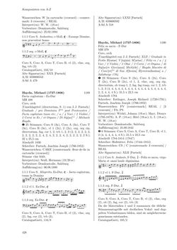 Bild der Seite - 428 - in Dommusikarchiv Salzburg (A-Sd) - Thematischer Katalog der musikalischen Quellen