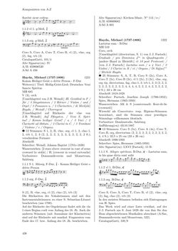 Image of the Page - 438 - in Dommusikarchiv Salzburg (A-Sd) - Thematischer Katalog der musikalischen Quellen