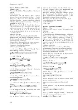 Image of the Page - 454 - in Dommusikarchiv Salzburg (A-Sd) - Thematischer Katalog der musikalischen Quellen