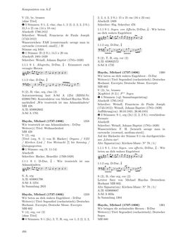 Image of the Page - 494 - in Dommusikarchiv Salzburg (A-Sd) - Thematischer Katalog der musikalischen Quellen