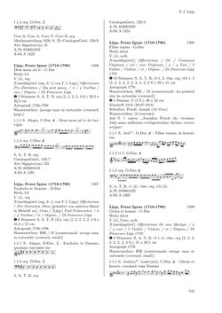 Image of the Page - 543 - in Dommusikarchiv Salzburg (A-Sd) - Thematischer Katalog der musikalischen Quellen