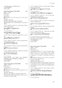 Image of the Page - 545 - in Dommusikarchiv Salzburg (A-Sd) - Thematischer Katalog der musikalischen Quellen