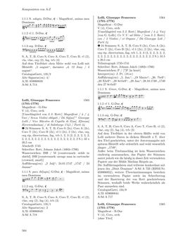 Image of the Page - 564 - in Dommusikarchiv Salzburg (A-Sd) - Thematischer Katalog der musikalischen Quellen