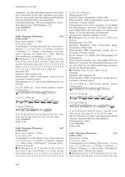 Image of the Page - 582 - in Dommusikarchiv Salzburg (A-Sd) - Thematischer Katalog der musikalischen Quellen