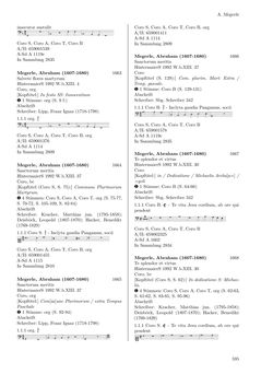 Bild der Seite - 595 - in Dommusikarchiv Salzburg (A-Sd) - Thematischer Katalog der musikalischen Quellen