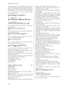 Image of the Page - 612 - in Dommusikarchiv Salzburg (A-Sd) - Thematischer Katalog der musikalischen Quellen