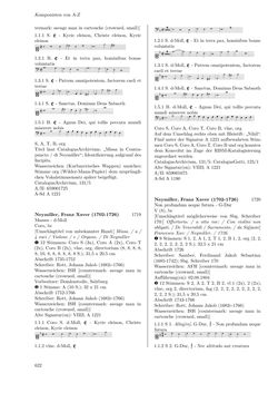 Image of the Page - 622 - in Dommusikarchiv Salzburg (A-Sd) - Thematischer Katalog der musikalischen Quellen