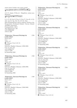 Image of the Page - 627 - in Dommusikarchiv Salzburg (A-Sd) - Thematischer Katalog der musikalischen Quellen