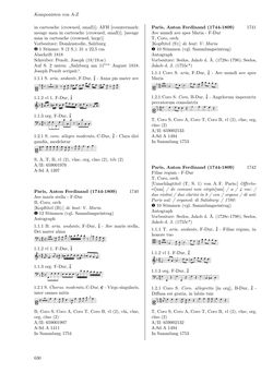 Image of the Page - 630 - in Dommusikarchiv Salzburg (A-Sd) - Thematischer Katalog der musikalischen Quellen