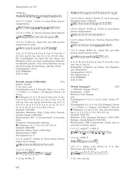 Bild der Seite - 642 - in Dommusikarchiv Salzburg (A-Sd) - Thematischer Katalog der musikalischen Quellen