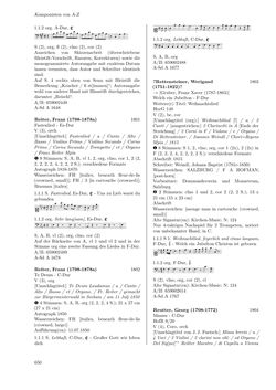 Bild der Seite - 650 - in Dommusikarchiv Salzburg (A-Sd) - Thematischer Katalog der musikalischen Quellen