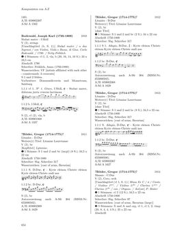 Bild der Seite - 654 - in Dommusikarchiv Salzburg (A-Sd) - Thematischer Katalog der musikalischen Quellen
