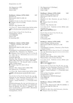 Bild der Seite - 674 - in Dommusikarchiv Salzburg (A-Sd) - Thematischer Katalog der musikalischen Quellen