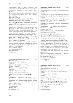 Image of the Page - 700 - in Dommusikarchiv Salzburg (A-Sd) - Thematischer Katalog der musikalischen Quellen