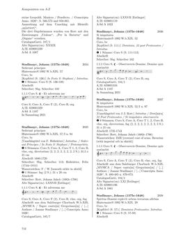 Bild der Seite - 712 - in Dommusikarchiv Salzburg (A-Sd) - Thematischer Katalog der musikalischen Quellen