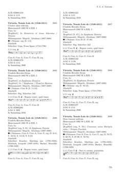 Bild der Seite - 725 - in Dommusikarchiv Salzburg (A-Sd) - Thematischer Katalog der musikalischen Quellen