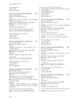 Bild der Seite - 726 - in Dommusikarchiv Salzburg (A-Sd) - Thematischer Katalog der musikalischen Quellen