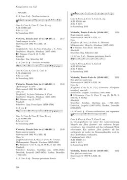 Bild der Seite - 736 - in Dommusikarchiv Salzburg (A-Sd) - Thematischer Katalog der musikalischen Quellen