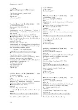 Bild der Seite - 738 - in Dommusikarchiv Salzburg (A-Sd) - Thematischer Katalog der musikalischen Quellen
