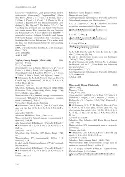 Image of the Page - 744 - in Dommusikarchiv Salzburg (A-Sd) - Thematischer Katalog der musikalischen Quellen