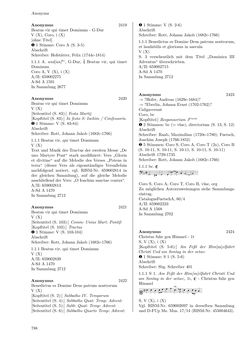 Image of the Page - 788 - in Dommusikarchiv Salzburg (A-Sd) - Thematischer Katalog der musikalischen Quellen