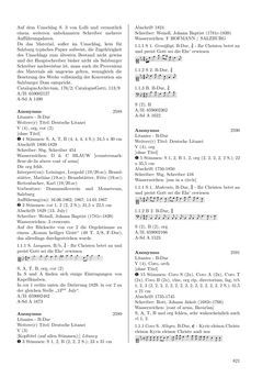 Image of the Page - 821 - in Dommusikarchiv Salzburg (A-Sd) - Thematischer Katalog der musikalischen Quellen
