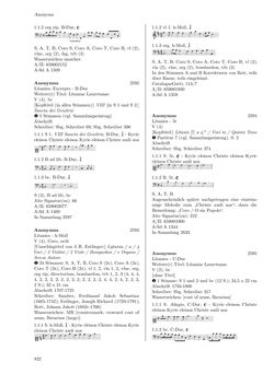 Image of the Page - 822 - in Dommusikarchiv Salzburg (A-Sd) - Thematischer Katalog der musikalischen Quellen