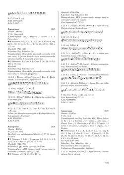Image of the Page - 833 - in Dommusikarchiv Salzburg (A-Sd) - Thematischer Katalog der musikalischen Quellen