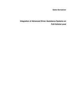 Bild der Seite - (000001) - in Integration of Advanced Driver Assistance Systems on Full-Vehicle Level - Parametrization of an Adaptive Cruise Control System Based on Test Drives
