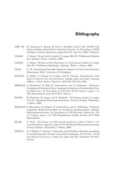 Image of the Page - VII - in Integration of Advanced Driver Assistance Systems on Full-Vehicle Level - Parametrization of an Adaptive Cruise Control System Based on Test Drives
