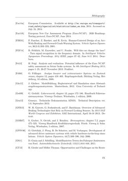 Image of the Page - IX - in Integration of Advanced Driver Assistance Systems on Full-Vehicle Level - Parametrization of an Adaptive Cruise Control System Based on Test Drives