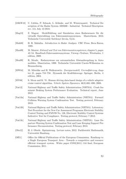 Image of the Page - XI - in Integration of Advanced Driver Assistance Systems on Full-Vehicle Level - Parametrization of an Adaptive Cruise Control System Based on Test Drives