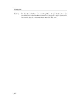 Image of the Page - XIV - in Integration of Advanced Driver Assistance Systems on Full-Vehicle Level - Parametrization of an Adaptive Cruise Control System Based on Test Drives