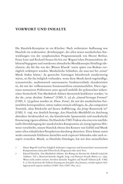 Bild der Seite - 9 - in Re-Reading Hanslick's Aesheticts - Die Rezeption Eduard Hanslicks im englischen Sprachraum und ihre diskursiven Grundlagen
