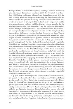 Bild der Seite - 14 - in Re-Reading Hanslick's Aesheticts - Die Rezeption Eduard Hanslicks im englischen Sprachraum und ihre diskursiven Grundlagen