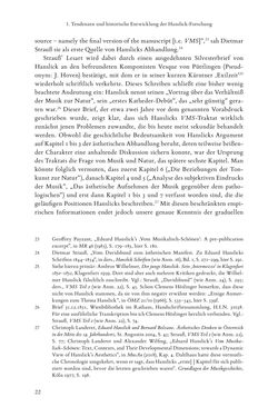 Image of the Page - 22 - in Re-Reading Hanslick's Aesheticts - Die Rezeption Eduard Hanslicks im englischen Sprachraum und ihre diskursiven Grundlagen