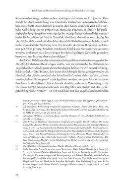 Image of the Page - 28 - in Re-Reading Hanslick's Aesheticts - Die Rezeption Eduard Hanslicks im englischen Sprachraum und ihre diskursiven Grundlagen